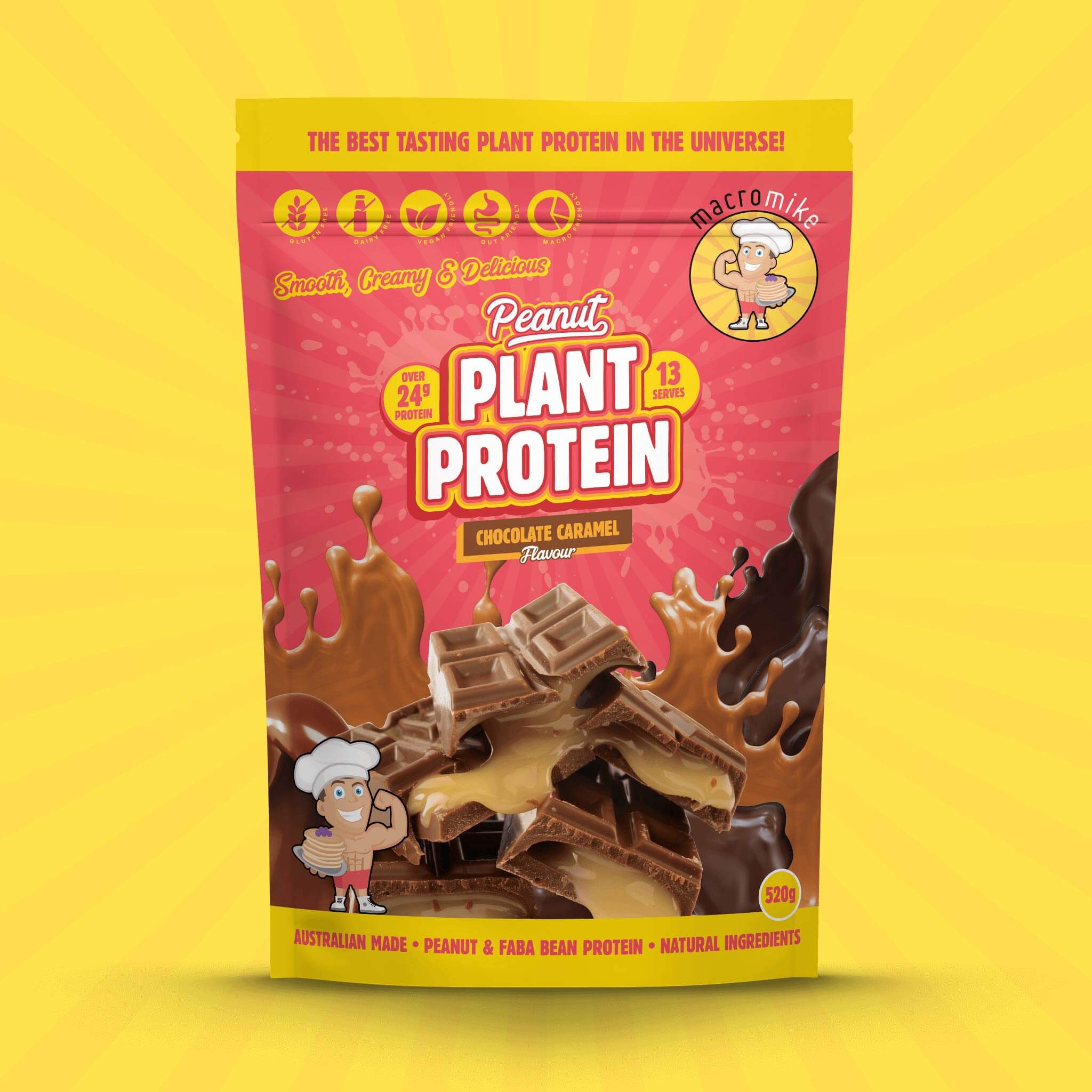 Chocolate Caramel Peanut Butter Protein (520g Bag) - Image 3