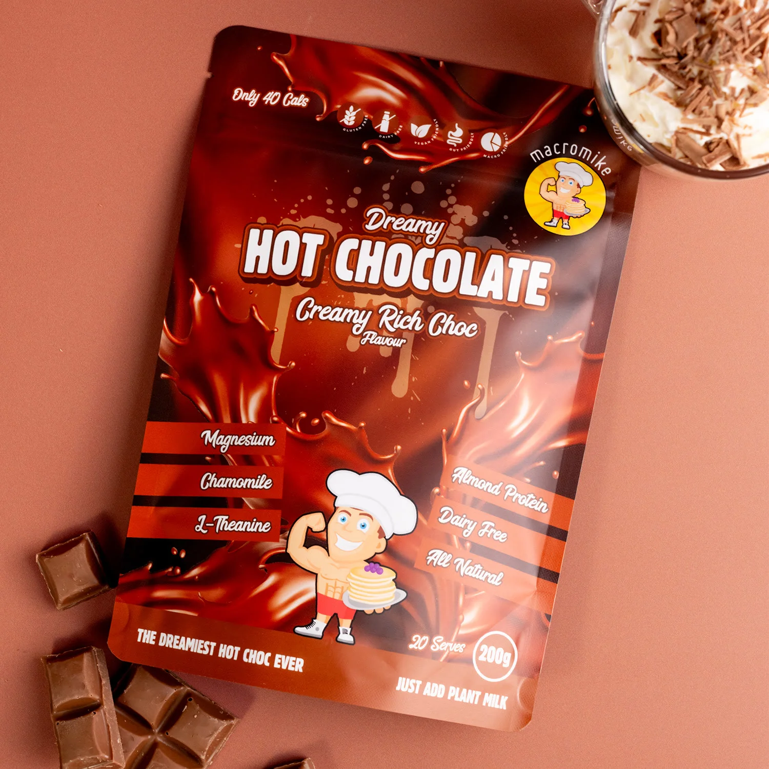 Creamy Rich Choc Dreamy Hot Chocolate (200g Bag) - Image 3