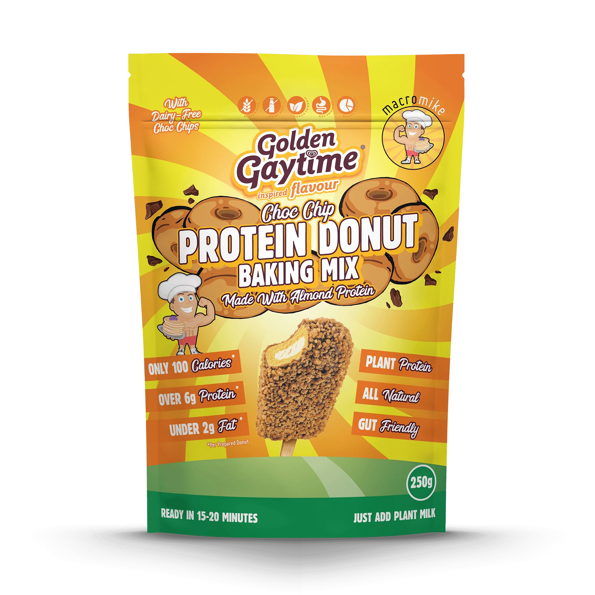 Macro Mike x Golden Gaytime Donut Baking Mix (250g Bag)