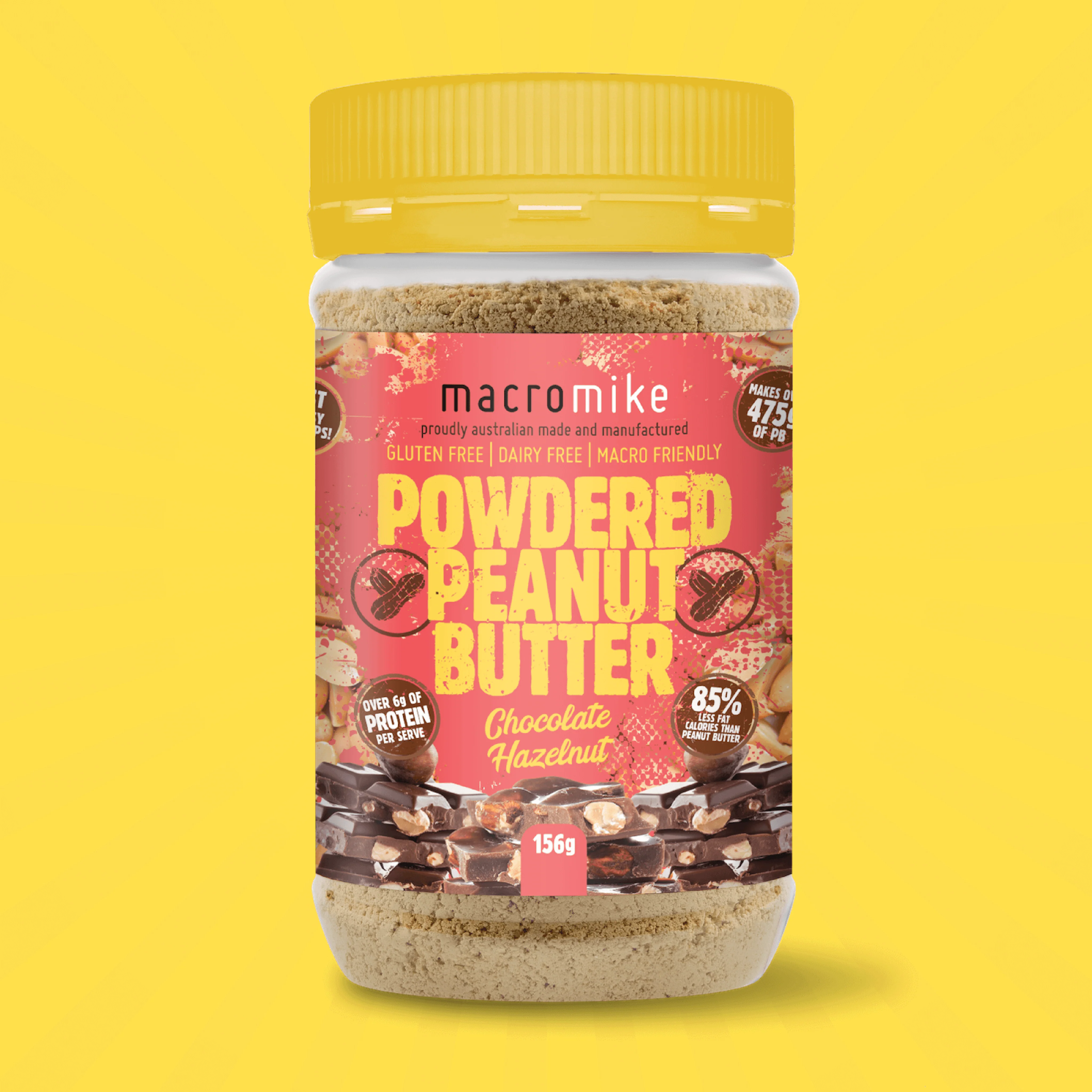Chocolate Hazelnut Powdered Peanut Butter (156g Jar) - Image 3